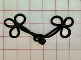 Applique - Vintage Black Cord Frog Close-Out